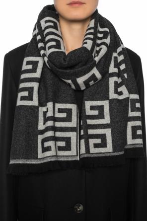 Patterned scarf with a logo, zdjęcie 2 Patterned scarf with a logo od Givenchy